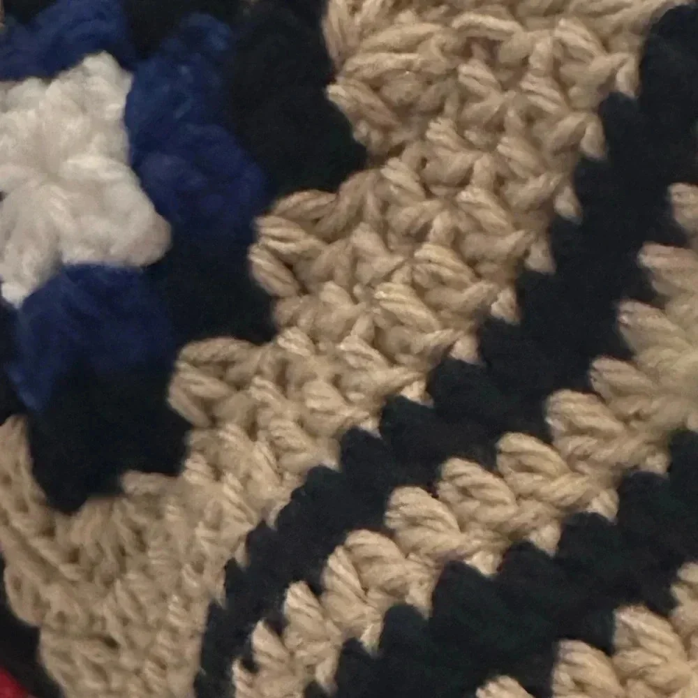 New Hand Crochet Unisex Granny Squares Bucket Hat